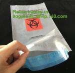 Bio-Medical Hazardous waste,Bio-hazard Specimen Bag 6″ X 9″ Printed English