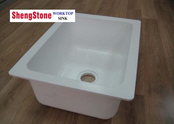 Buy cheap Laboratory Acid Resistant Lab Sink White Color 430*380*285mm Internal Size from wholesalers