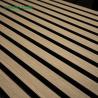 Buy cheap 26kg/pcs Modern Design Wall Ceiling Decorative Acoustic Slat Wood Wall Panels Sound Absorb Board from wholesalers