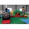 Buy cheap PVC Tarpaulin Inflatable Fun City Express Train Station Themed For Home Yard from wholesalers