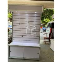 Buy cheap T5 Light Phone Accessories Slatwall Display Case 16mm Thick MDF product