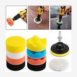 Self Adhesive Buffing Waxing Sponge Wool Wheel Polishing Pad For Car Polisher