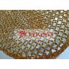 Buy cheap 1.2*10mm Copper Chainmail Mesh Metal Ring Curtain from wholesalers