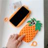 Buy cheap Pineapple Cute Silicone Phone Cases 3D Toy with Anti Lost Loop from wholesalers