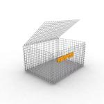 Iso 4mm Galvanized Gabion Welded Wire Mesh 0.5x0.5x1.0m