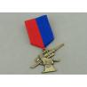 Buy cheap Antique Gold Awards Medals , Zinc Alloy Die Casting Military 3D Awards Medal from wholesalers