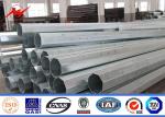 Octagonal 7mm 15m Steel Utility Pole Durable Steel Transmission Poles