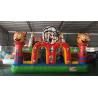 Buy cheap Kids Inflatable Bounce House Funny Castle With Silde PVC Tarpaulin from wholesalers