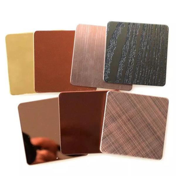 Buy cheap SS 201 304L Color decorative panels No-fingerprint Stainless Steel Sheet from wholesalers