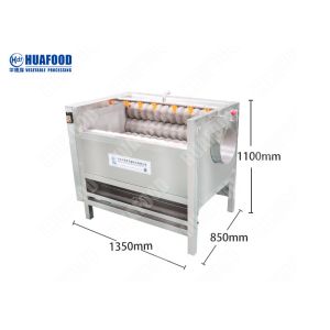 Buy cheap Fruit And Vegetable Washing 304SUS Carrot Peeler Machine from wholesalers