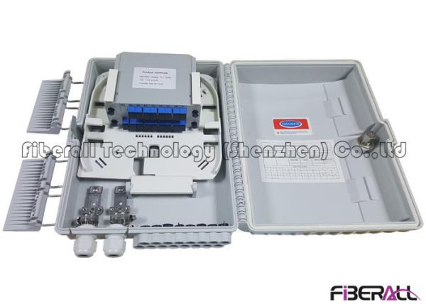 Buy cheap Waterproof Plastic FDB For Fiber Optic PLC Splitter 1x16 LGX Box Type , Outdoor from wholesalers