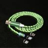 Buy cheap Apple Android Type C Magnetic Led Charger Cable 3 In 1 Strong Magnet Tip from wholesalers