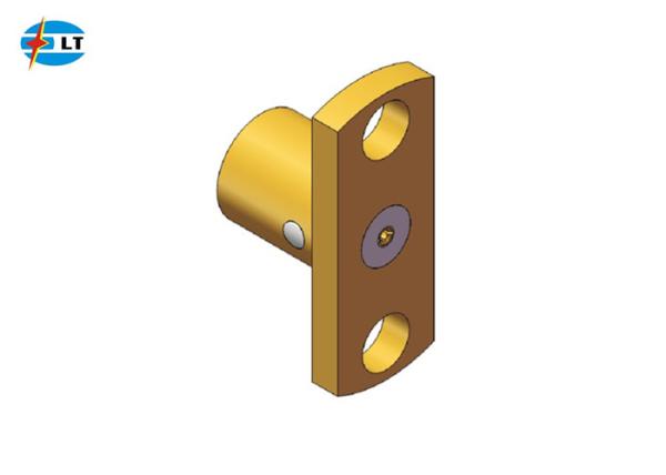 Buy cheap 2 Holes Flange Mount SMP Male Push on Coaxial RF Connector from wholesalers