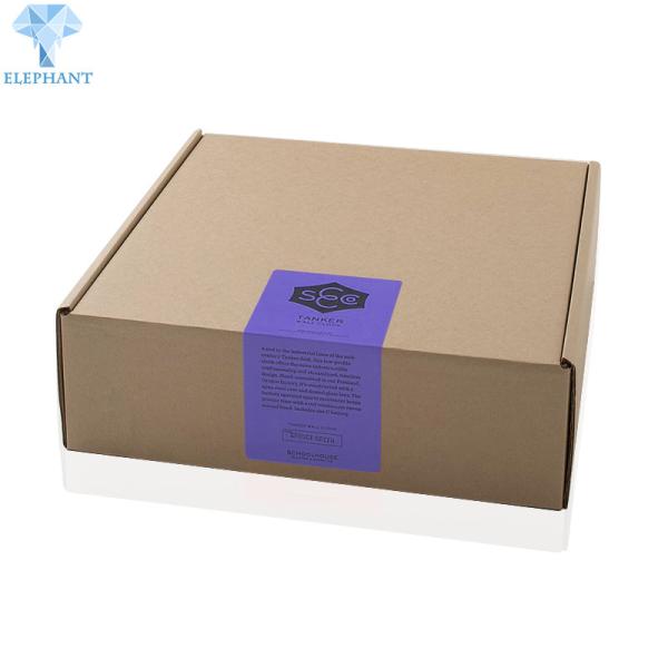 Buy cheap Square Die Cut 3 Ply Corrugated Box 2mm 3mm Custom Kraft Mailer Boxes from wholesalers