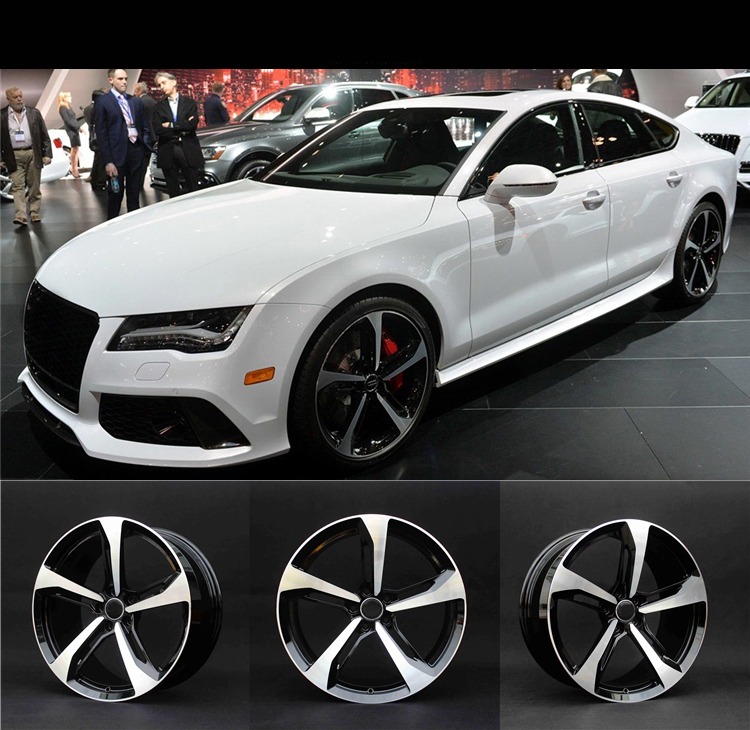 Machined Face Car Wheel Rims Aluminum Alloy 19 Inch 5 X 112
