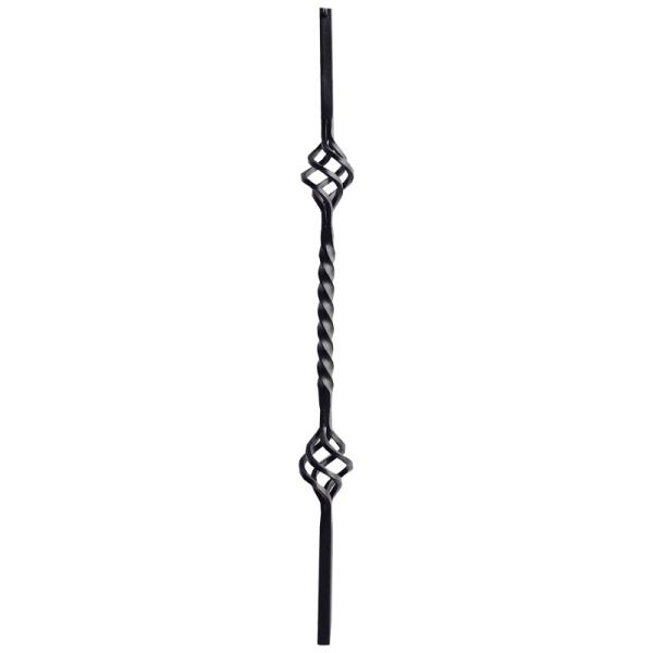 Buy cheap Outdoor Forged Steel Wrought Iron Railing Parts Balusters Decorative Flowers from wholesalers