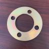 Buy cheap Yellow Galvanized Carbon Steel DIN Pipe Flange Ansi Flat Face Flange from wholesalers