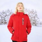Machine Washable Rechargeable Men Women 4 Heating Zones Electric Hooded Winter