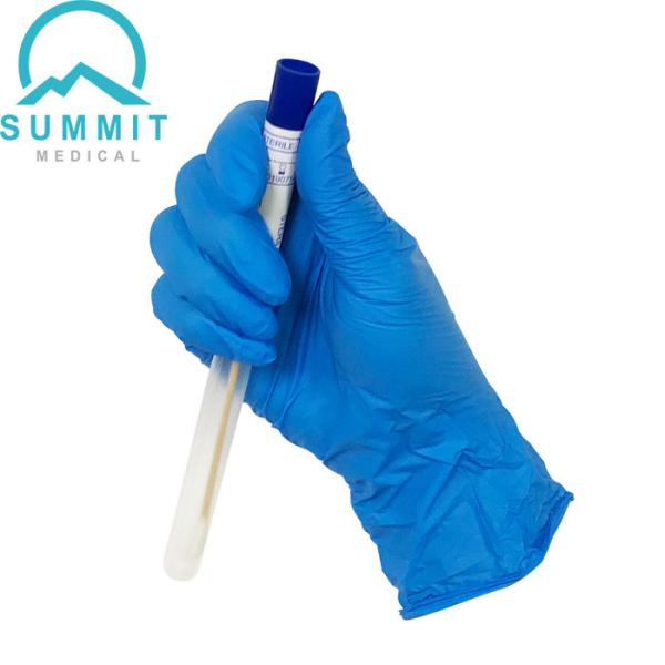 Buy cheap Medical Disposable Powder Free Large Nitrile Exam Gloves FDA 510K Approved from wholesalers