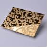 Buy cheap 6k 8k Stainless Steel Decorative Sheets Etched 430 0.5mm Decorative Metal Sheets from wholesalers