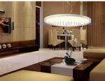 Big Round Hanging Lamp Good Light Aluminum LED Arylic 720MM*720MM*1500MM