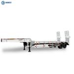 12.00R20 8pcs Tires 40 Ton Loading Capacity Harvest 2 Axles Lowbed Semi Trailer