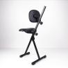 Buy cheap PU Leather Sit Stand Stool Collapsible Herringbone Base , Lab Chair Stool from wholesalers