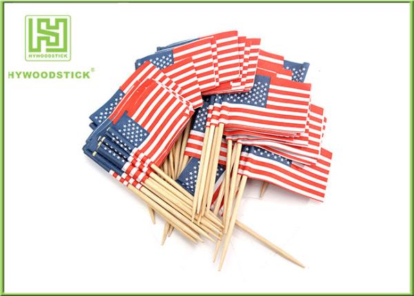 Buy cheap Halloween Decorations Fancy Party Toothpicks , Custom Shaped World Flag Toothpicks from wholesalers