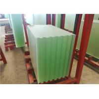 Buy cheap Patterned Solar PV Glass , Ultra White Low Iron Toughened Glass 91.7% Transmitta product