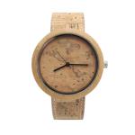 Chronograph Modern Wood Watches / Water Resistant Bamboo Watch Womens