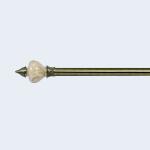 Custom 28mm Pipe Curtain Rod Finial For Hospital Decoration