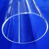 Buy cheap Large Diameter Quartz Glass Pipe Factory Sale Fire Polishing Fused Quartz Glass Cylinder Tube from wholesalers