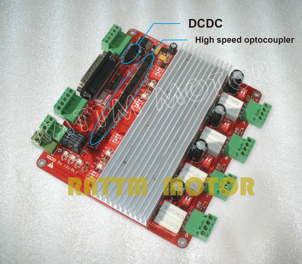 4 Axis TB6560 Stepper Motor CNC Controller Board For CNC Router Engraving