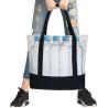 Buy cheap White Eco Canvas Bags With Clear LGO Beautiful Pictures Simple Style from wholesalers