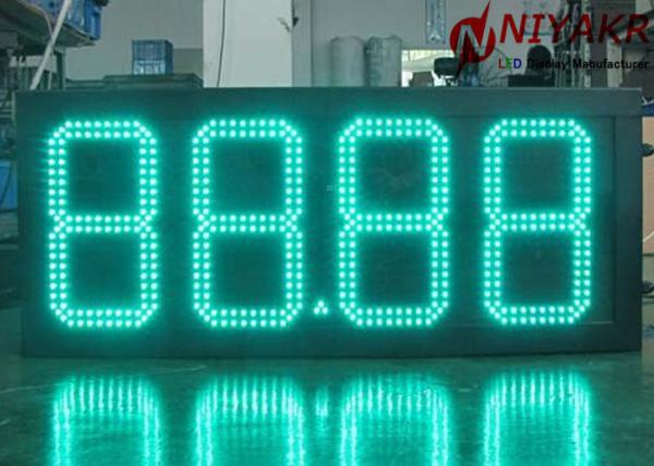 Buy cheap High Brightness 16 Inch LED Gas Price Signs With Steel / Aluminum Casing Material from wholesalers