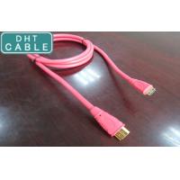 Buy cheap High Speed Pink Custom Molded Cable Assemblies HDMI A Type Male To C Type Male product