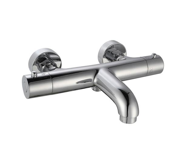 Thermostaic Temperature Adjustable Bath Or Shower Spout Mixer Bathroom Chrome