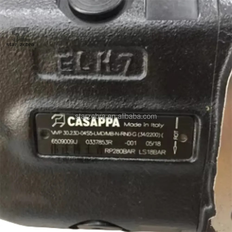 Top-Notch Plunger Pump for Construction Works CASAPPA Mini Excavator Sany 16 XE15 17 Hydraulic Pump Assembly Main Pump