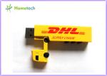 Yellow Creative Truck Plastic USB Flash Drive 8GB For Advertising Gift
