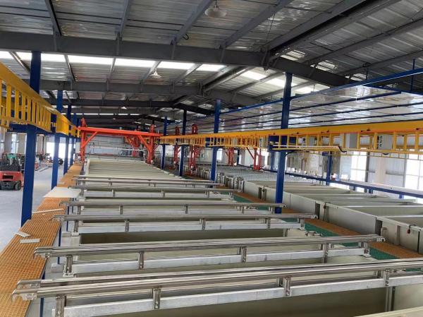 Buy cheap Aluminium Profiles Anodizing Production Line With 180 Plusmn 20g/l Sulfuric Acid from wholesalers