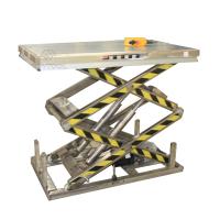 Buy cheap 2000 Lbs Stationary Lift Table Hydraulic Electric Stainless Steel Scissor product
