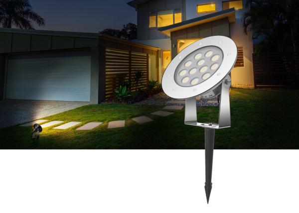 Buy cheap IK10 circular 316L DC24V 9W Stainless Steel Pin Light from wholesalers