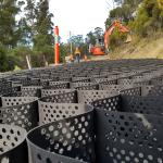 Road Construction Made Sustainable HDPE Plastic Geocells for High Intensity