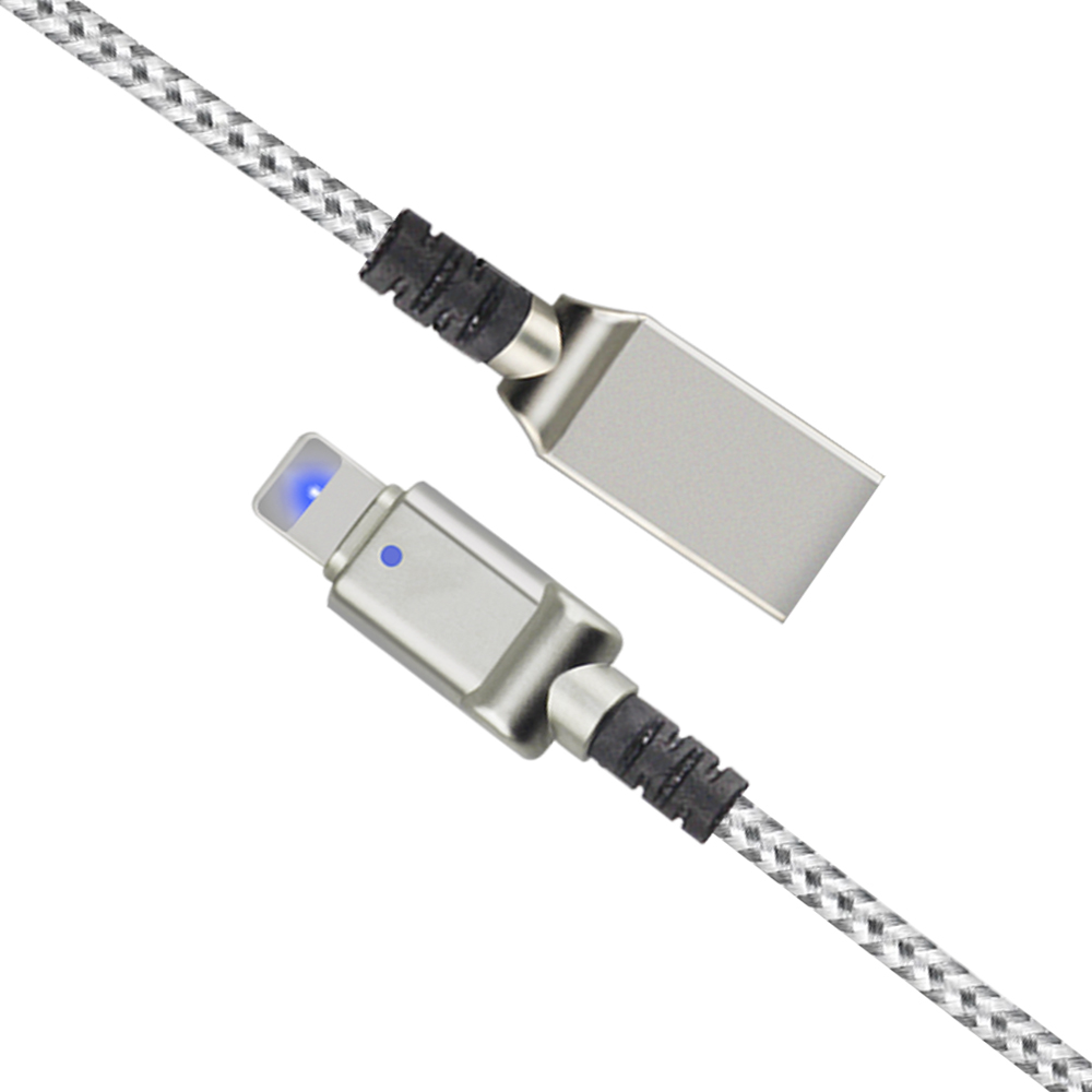 IPhone 7 6 5 6s Plus Led Light USB Cable Male To 8 Pin Male Lightweight Portable