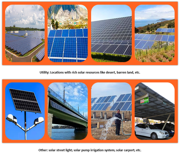 Durable Black Silicon Solar Panels Irradiance 1000W / M2 CE Approved