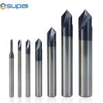 30 Degree Solid Carbide Chamfer End Mill 4 Flute For Steel