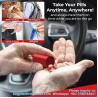 Buy cheap Aluminum Metal Pill Box Case Organizer With Keychain - Outdoor Medicine Bottle Key Ring Small First Aid Drug Holder from wholesalers