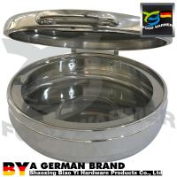 Buy cheap 385*140mm Stainless Steel Chafing Dish CE Ceritifaction 4L Volume Φ345mm product