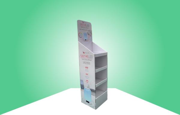 Buy cheap Robust POS Cardboard Floor Display 4 Shelves For Selling Noise Machine from wholesalers