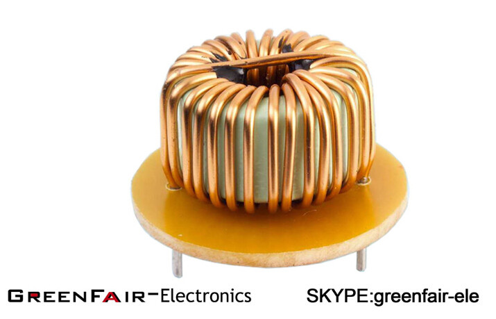 Horizontal Toroidal Choke Coil 60 Turns 0.9mm Copper Wire With Excellent EMI Efficiency